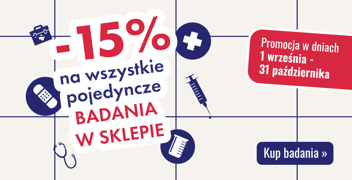 Promocja na badania laboratoryjne
